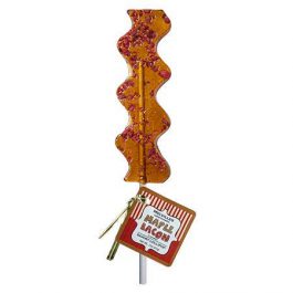 Maple Bacon Hard Candy Lollipop Sweet And Savory Treat 100% USA Made (12 Count)