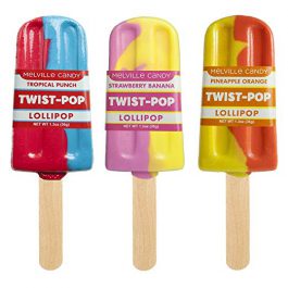 Classic Twist Pop Hard Candy Lollipop Assortment (24 Count)